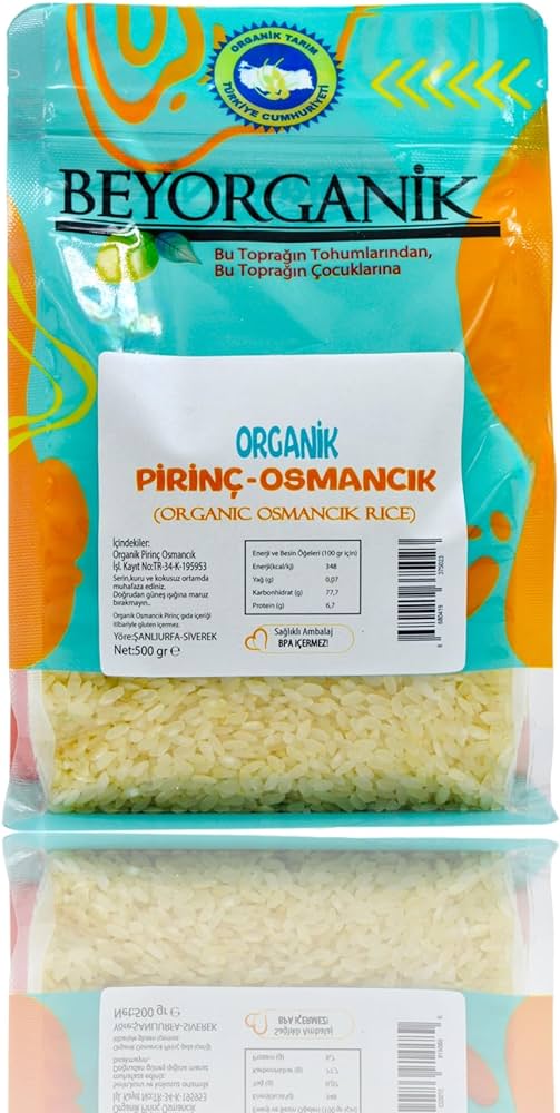 Bio Beyorganik Osmancık Pirinç 1 Kg