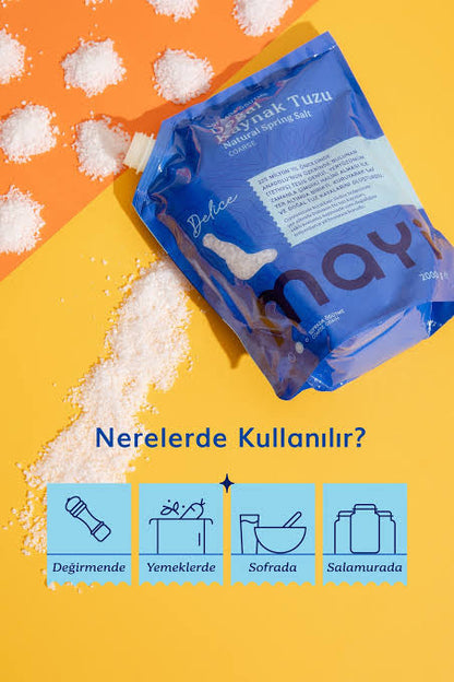 MAYI KAYNAK TUZU - İri taneli sofra tuzu 2 kg