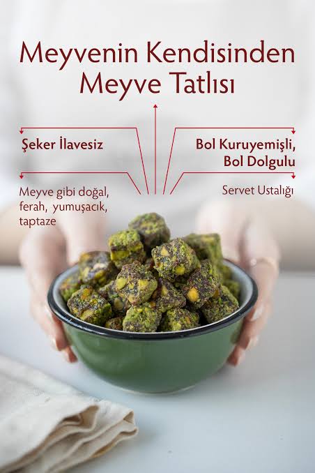 Türkisch Lokum mit Pistazien : Zuckerfreies Doppelt Geröstetes Maulbeer- und Pistazien-Fruchtkonfekt - 400 g