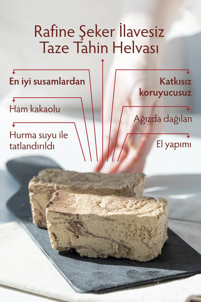 Servet Ohne Zucker Tahini mit Kakao 400 g